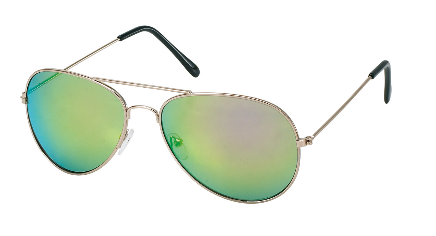 Aviator Gold, real revo pink - Goedkope Zonnebrillen Shop Dames of heren zonnebril