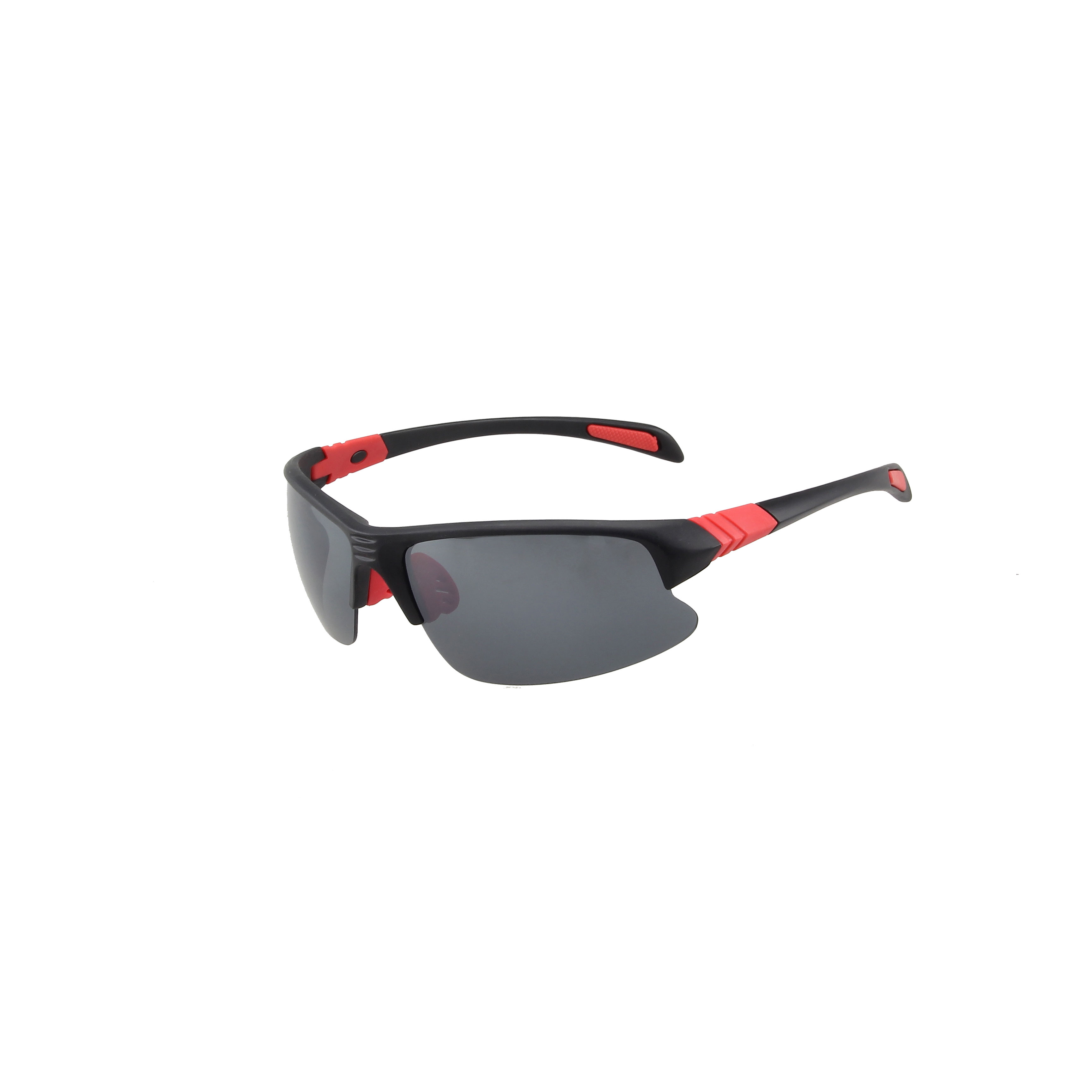 Sporty no frame aerodynamic black and red - Goedkope Zonnebrillen Shop heren zonnebril kopen vanaf 6€