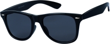 Wayfarer mat zwart uv-400