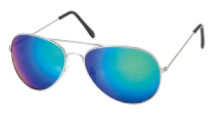 Aviator Silver, ice blue