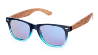 Wayfarer black and blue houtlook