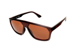 Square frame transparent brown