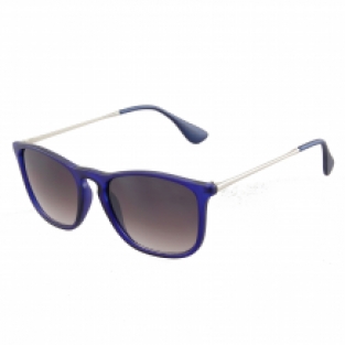 Wayfarer Slim Steel Blue UV400 Smoke Gradient