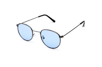 Plain light blue lens