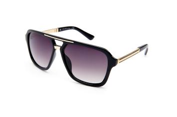 Luxury aviator black and gold