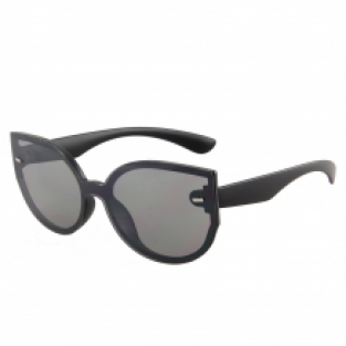 Fashion Revo Shield Matt Black 400 UV Smoke Solid