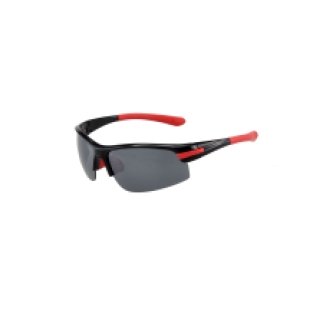 Sporty no frame black, red details