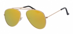 Pilotenbril Aviator Gold 400UV Red Revo