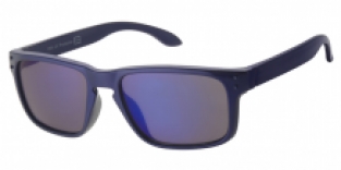 Kinderzonnebril 5-8 jaar Wayfarer Blauw spiegel