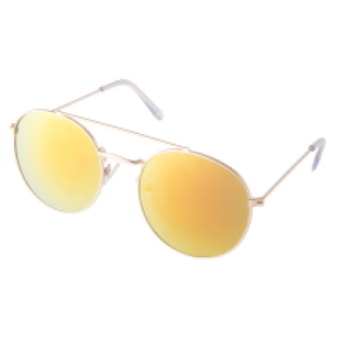 Aviator Gold, orange lens