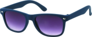 Kids zonnebril 0-4 jaar Wayfarer matt dark blue