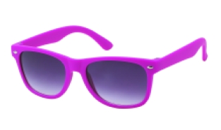 Kids zonnebril 0-4 jaar Wayfarer matt pink