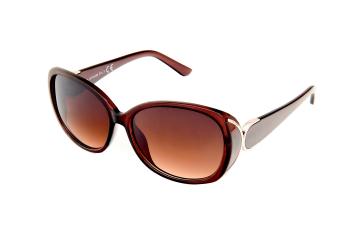 Oval POLARISED brown gold