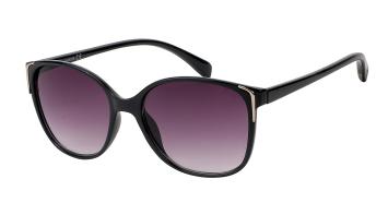 Slim line round POLARISED black