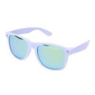 Wayfarer white mirror